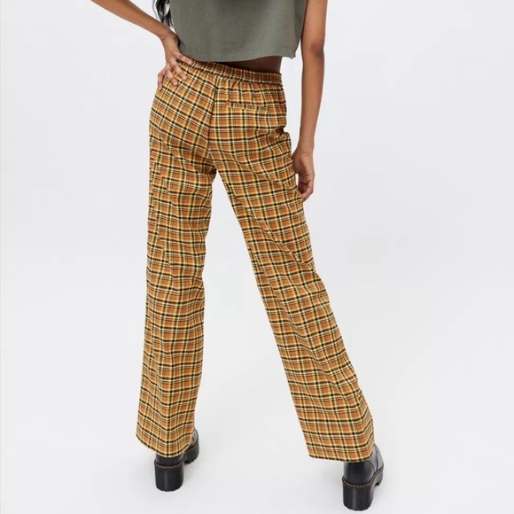 UO Plaid 90s Y2K Colette Pull-On Trouser Pants - Picture 4 of 10